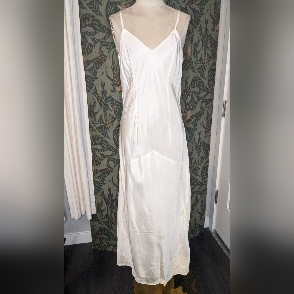 Vintage Cream Chemise Slip